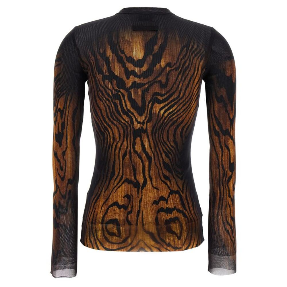 Jean Paul Gaultier Multicolor Polyamide Pattern Women's Shirt - Picture 2 of 4